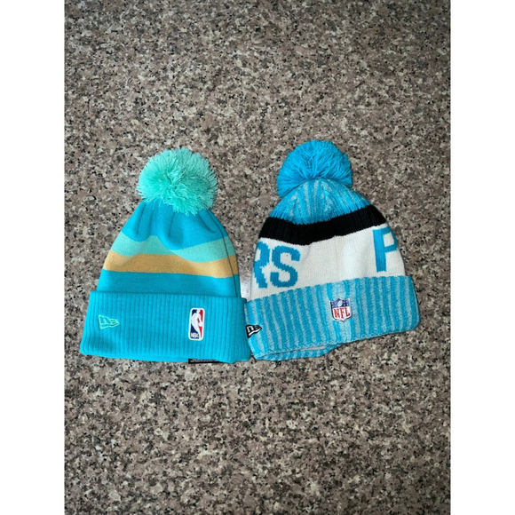 Carolina Panthers and Charlotte Hornets Buzz City Beanie Hats - Picture 4 of 7